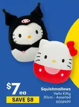 BIG W Squishmallows Hello Kitty offer