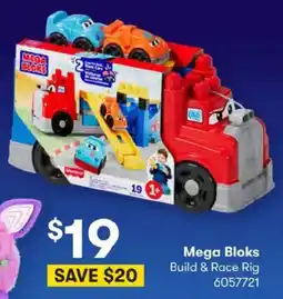 BIG W Mega Bloks Build & Race Rig offer