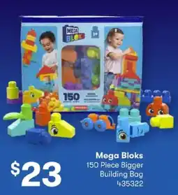 BIG W Mega Bloks Bigger Building Bag offer