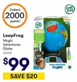 BIG W LeapFrog Magic Adventures Globe offer