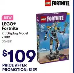 BIG W New lego fortnite kit display model offer