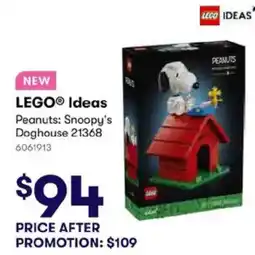BIG W Lego ideas peanuts snoopys doghouse offer