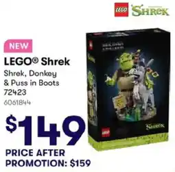 BIG W Lego shrek donkey & puss in boots offer