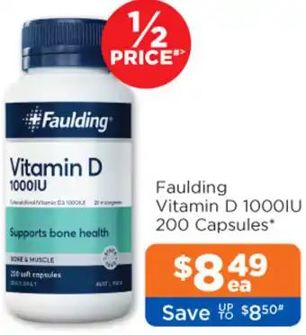 Good Price Pharmacy Faulding Vitamin D 1000IU offer