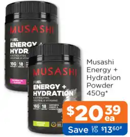 Good Price Pharmacy Musashi Hydration Powder offer