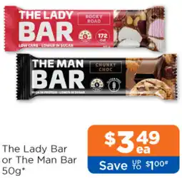 Good Price Pharmacy The Lady Bar or The Man Bar offer
