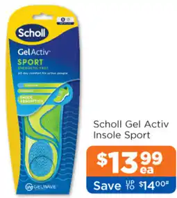 Good Price Pharmacy Scholl Gel Activ Insole Sport offer