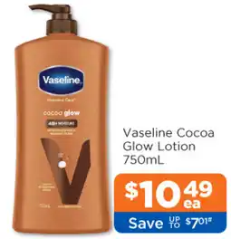 Good Price Pharmacy Vaseline Cocoa Glow Lotion offer