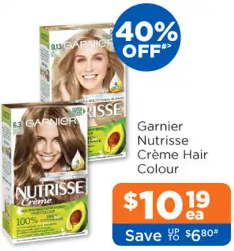 Good Price Pharmacy Garnier Nutrisse Crème Hair Colour offer