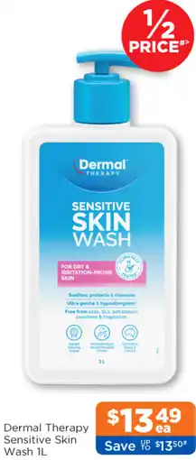 Good Price Pharmacy Dermal Therapy Sensitive Skin Wash offer