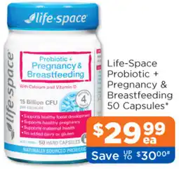 Good Price Pharmacy Life-Space Probiotic + Pregnancy & Breastfeeding offer
