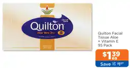 Good Price Pharmacy Quilton Facial Tissue Aloe + Vitamin E offer