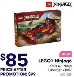 BIG W LEGO® Ninjago Kai's X-1 Ninja Charger offer