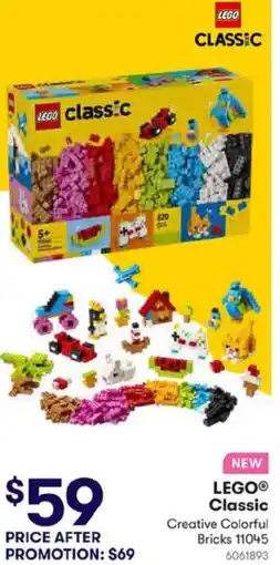 BIG W NEW LEGO® Classic Creative Colorful offer