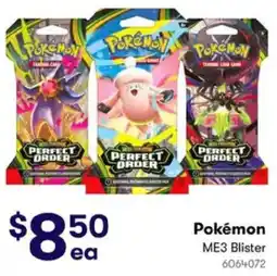 BIG W Pokémon ME3 Blister offer