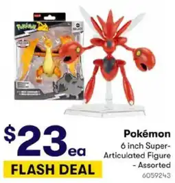 BIG W Pokémon 6 inch Super- Articulated Figure offer