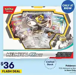 BIG W Pokémon TCG Melmetal ex Box offer