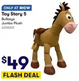 BIG W Toy Story 5 Bullseye Jumbo Plush offer