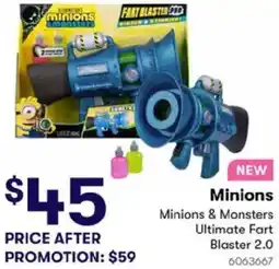 BIG W Minions Minions & Monsters Ultimate Fart Blaster 2.0 offer
