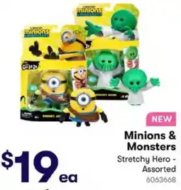 BIG W Minions & Monsters Stretchy Hero offer