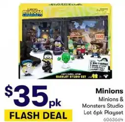 BIG W Minions Minions & Monsters Studio Lot 6pk Playset offer