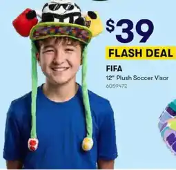 BIG W 12" Plush Soccer Visor offer