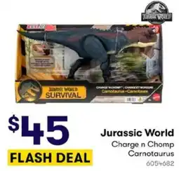 BIG W Jurassic World Charge n Chomp Carnotaurus offer