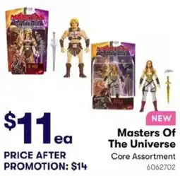 BIG W Masters Of The Universe Core Assortment offer