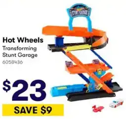BIG W Hot Wheels Transforming Stunt Garage offer