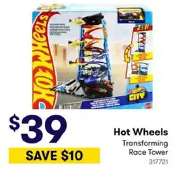 BIG W Hot Wheels Transforming Race Tower offer