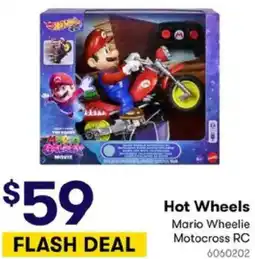 BIG W Hot Wheels Mario Wheelie Motocross RC offer
