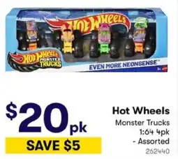 BIG W Hot Wheels Monster Trucks 1:64 offer