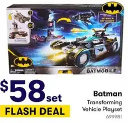 BIG W Batman Transforming Vehicle Playset offer