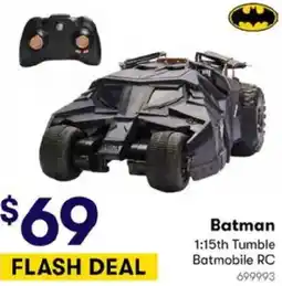 BIG W Batman 1:15th Tumble Batmobile RC offer