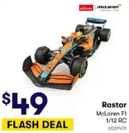 BIG W Rastar McLaren F1 offer
