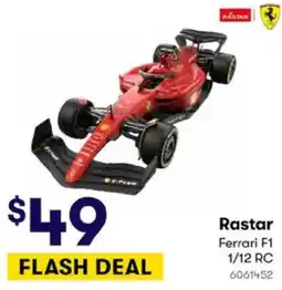 BIG W Rastar Ferrari F1 1/12 RC offer