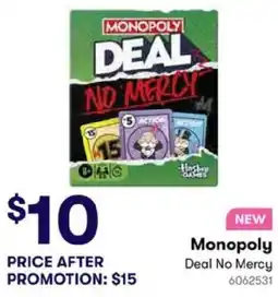 BIG W Monopoly Deal No Mercy offer