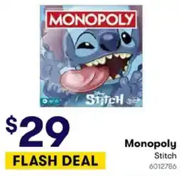 BIG W Monopoly Stitch offer