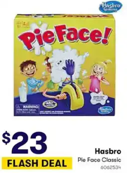 BIG W Hasbro Pie Face Classic offer