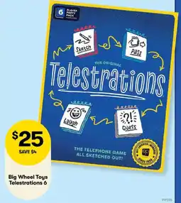 BIG W Big Wheel Toys Telestrations 6 offer