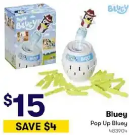 BIG W Bluey Pop Up Bluey offer