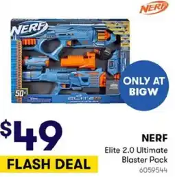 BIG W NERF Elite 2.0 Ultimate Blaster Pack offer