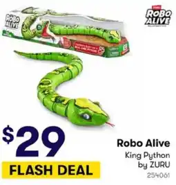 BIG W Robo Alive King Python by ZURU offer