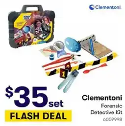 BIG W Clementoni Forensic Detective Kit offer