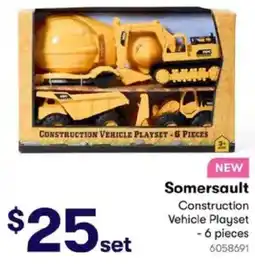 BIG W Somersault Construction Vehicle Playset offer