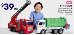 BIG W Somersault Extra Large Light & Sound Vehicle with Friction offer