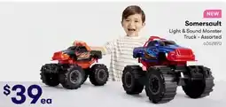 BIG W Somersault Light & Sound Monster Truck offer
