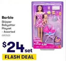 BIG W Barbie Skipper Babysitter Playset offer