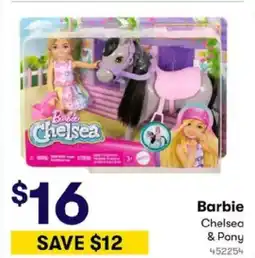 BIG W Barbie Chelsea & Pony offer