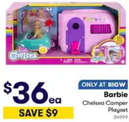 BIG W Barbie Chelsea Camper Playset offer
